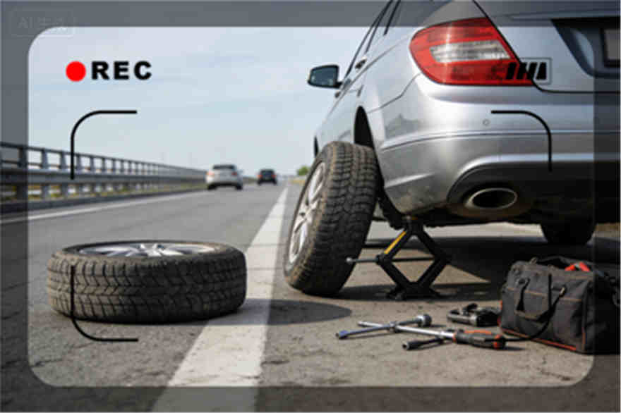 枝江高速公路爆胎-汽车换轮胎